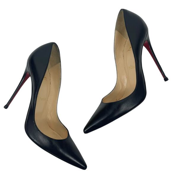 Christian Louboutin So Kate 120 Nappa Leather Pump Black Size 40 - Picture 7 of 15